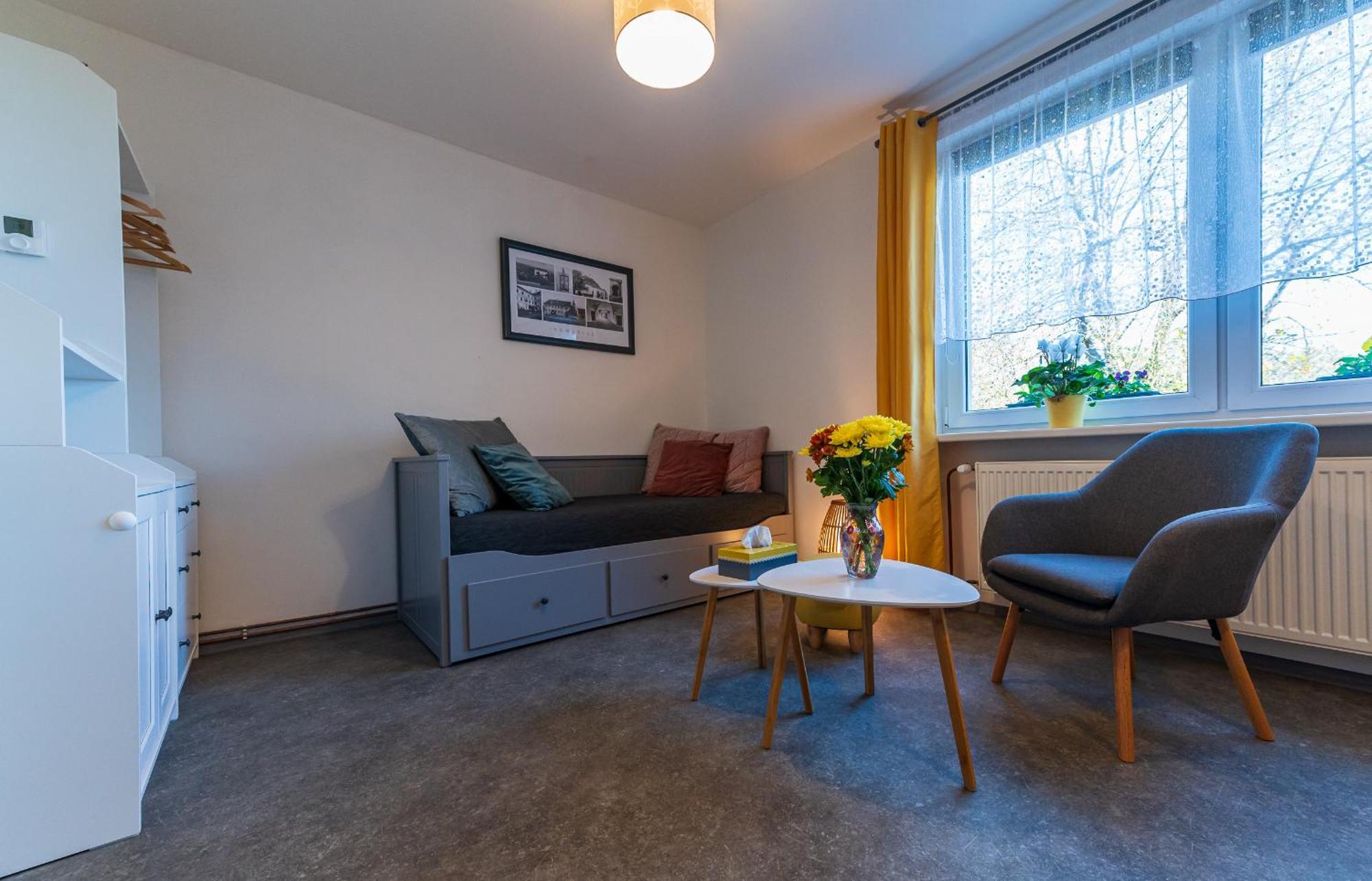 Ubytovani Na Samote - Apartman U Tesaru Komarice Экстерьер фото